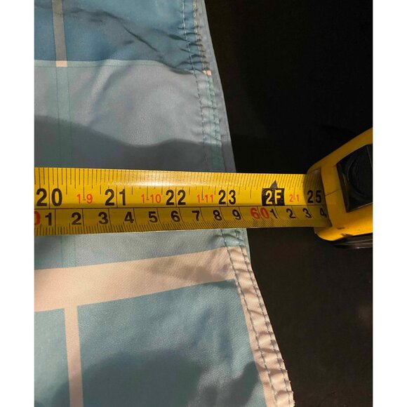 Quiksilver Board Shorts Mens 36 10" Plaid AOP Beach Swim Trunks Crest - Picture 5 of 6